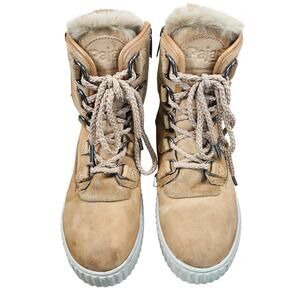 Pajar Cade Waterproof Insulated Winter Boots Women’s SZ 9 (EU 40) Tan Leather